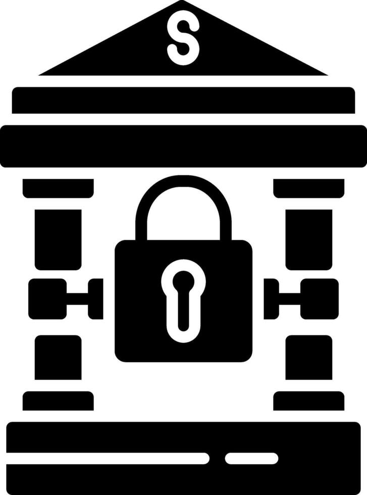 Bankruptcy Glyph Icon vector