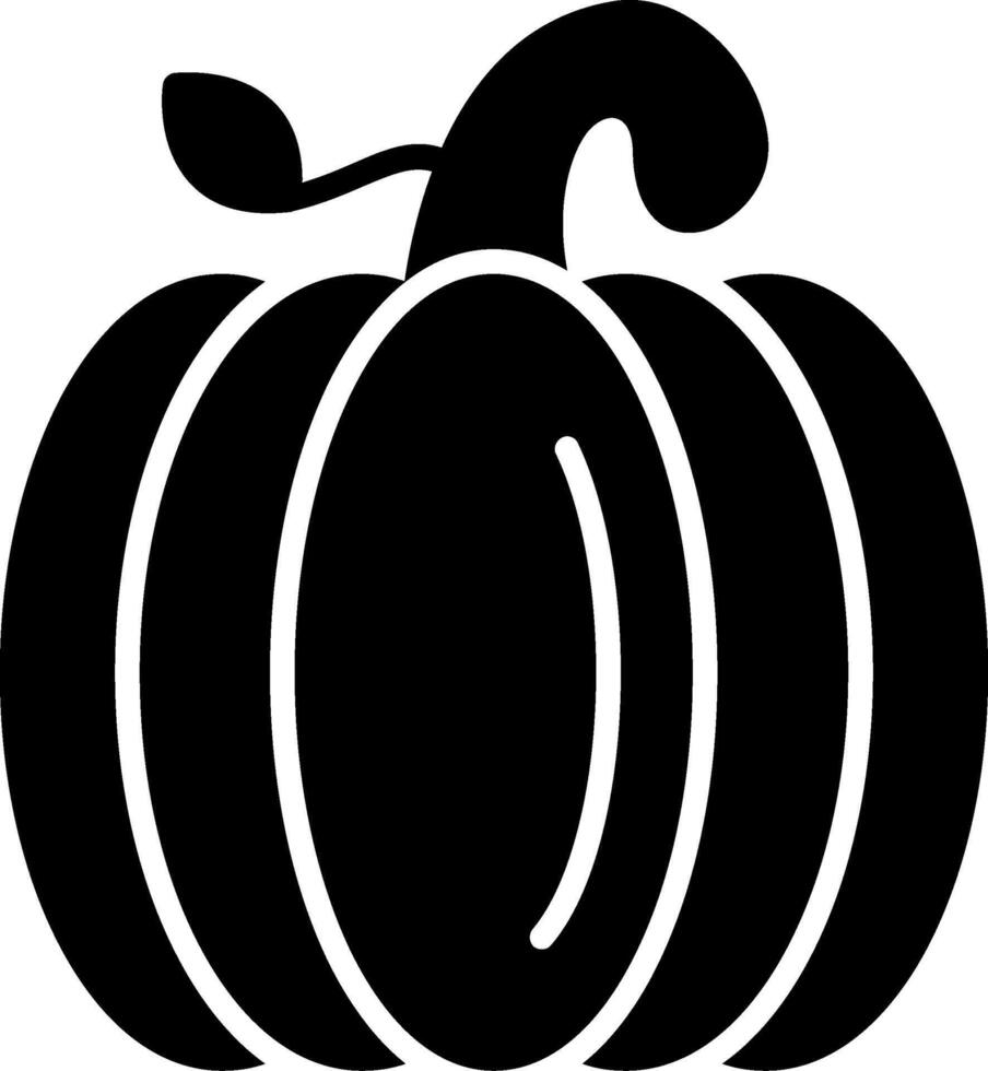 Pumpkin Glyph Icon vector