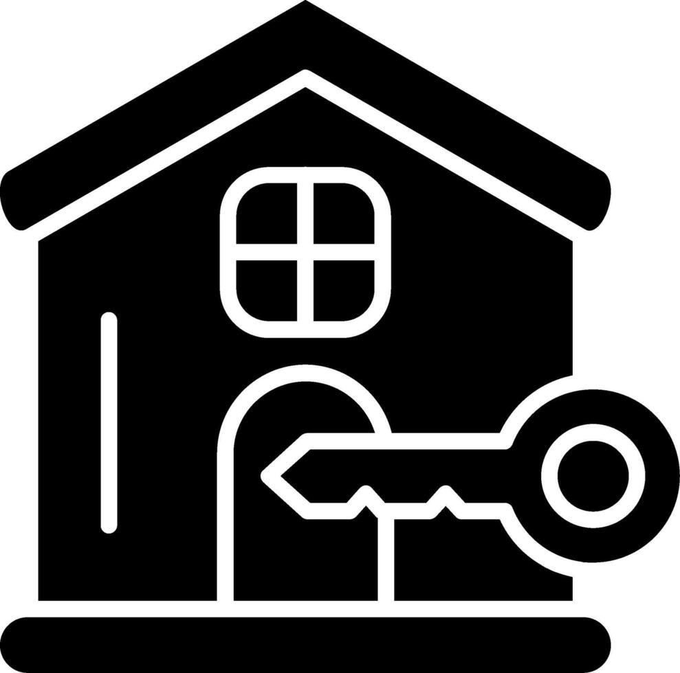 Rent Glyph Icon vector