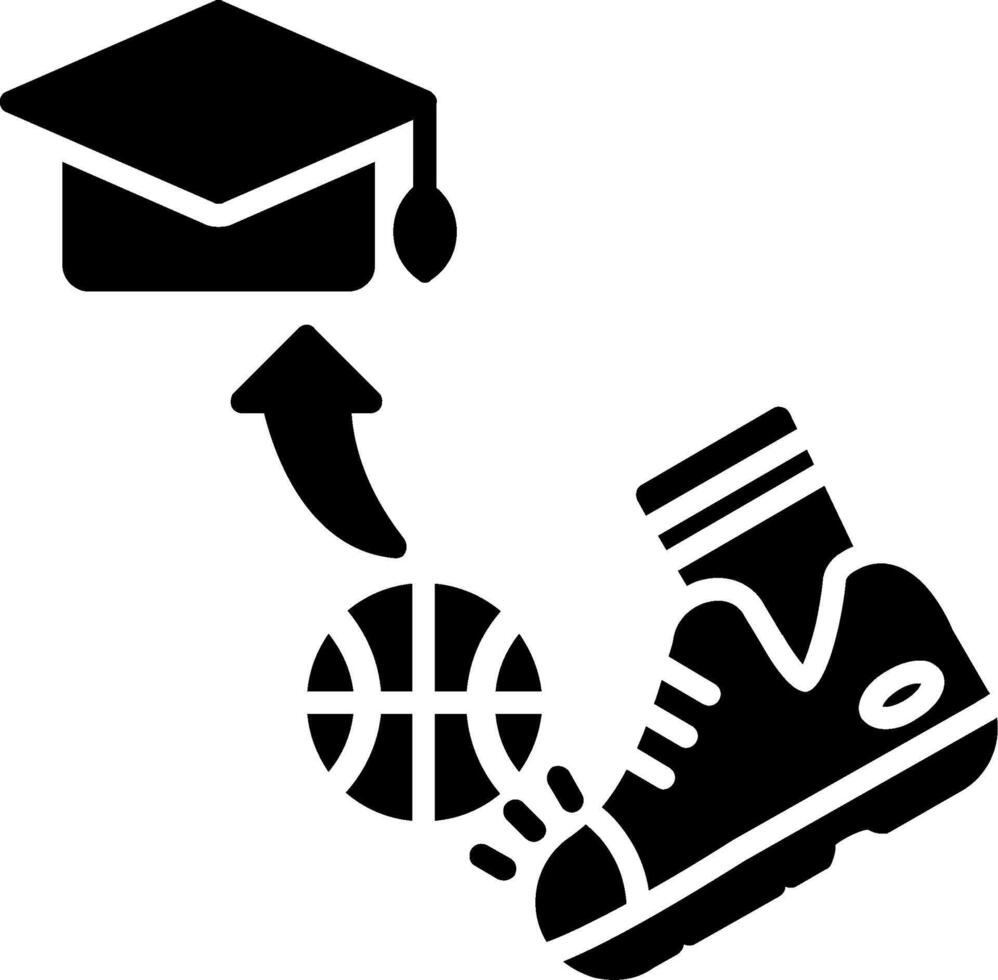 Sports and Competition Glyph Icon vector