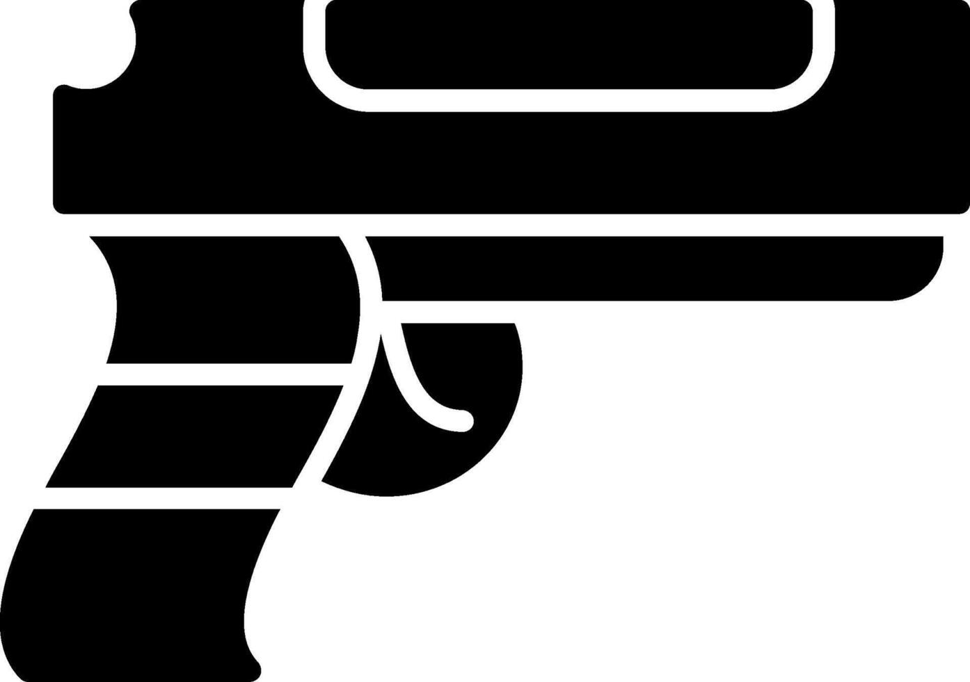 Trigger Glyph Icon vector