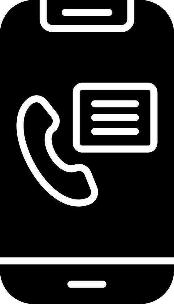 Contact Glyph Icon vector