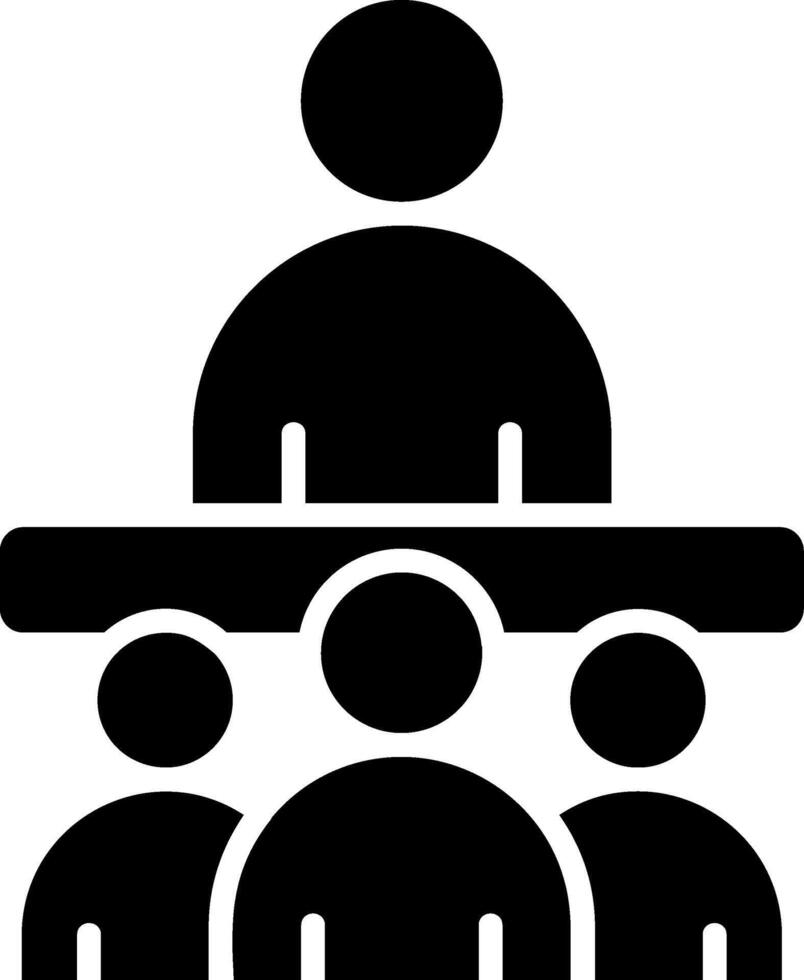 Seminar Glyph Icon vector