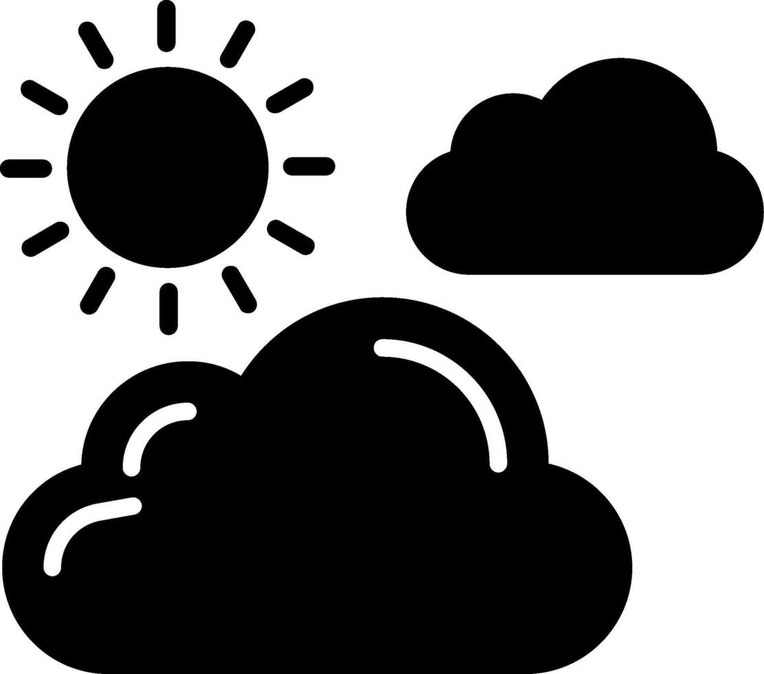 Weather Glyph Icon vector