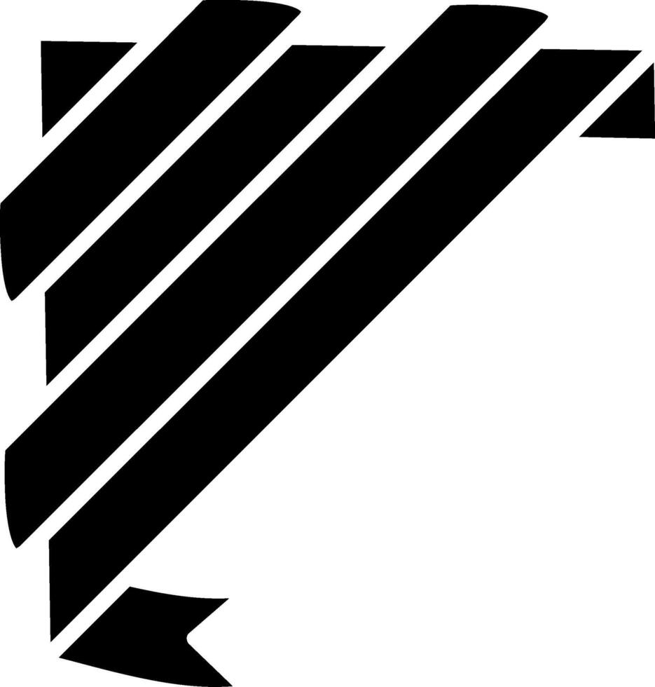 Banner Glyph Icon vector