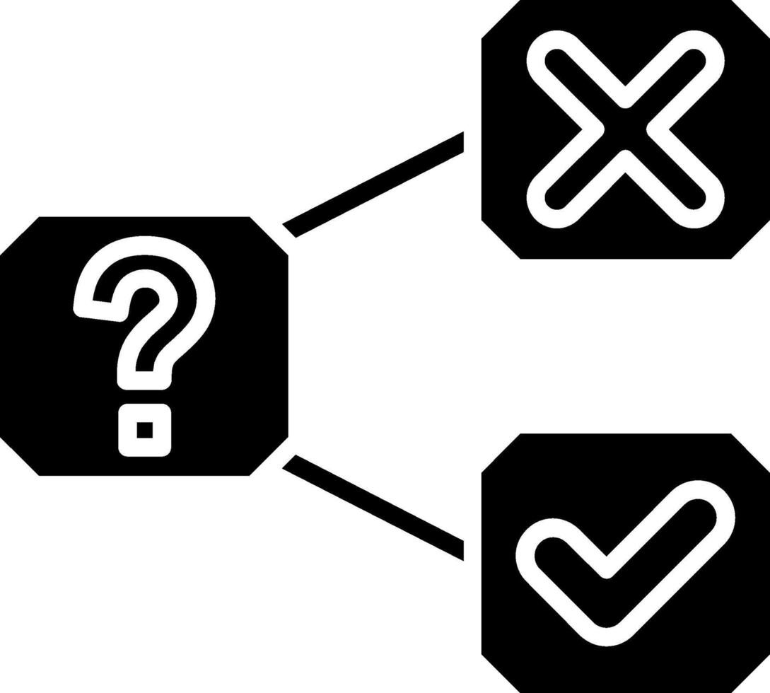 Check Glyph Icon vector