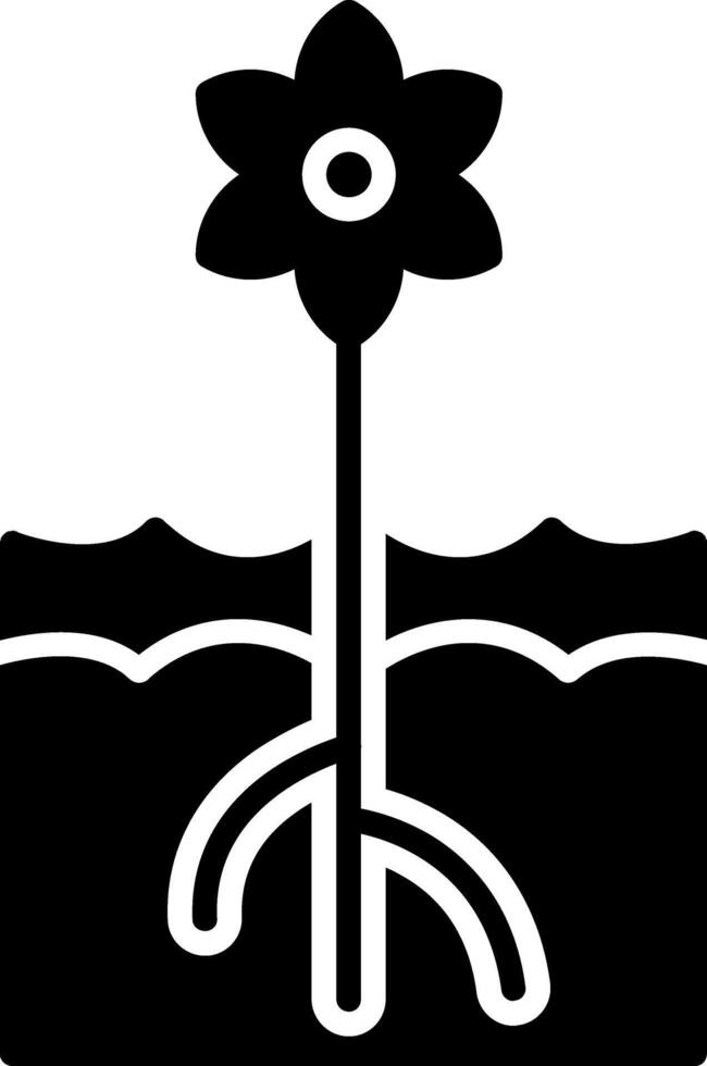 Efflorescence Glyph Icon vector