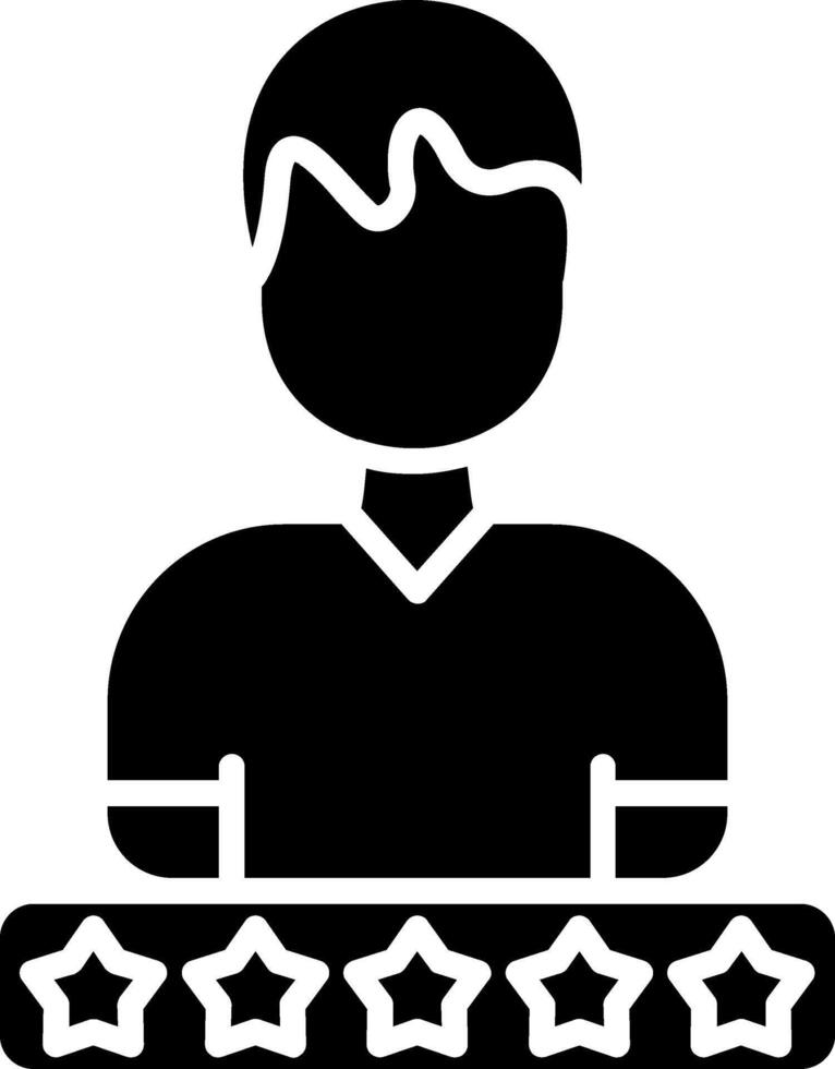 Feedback Glyph Icon vector