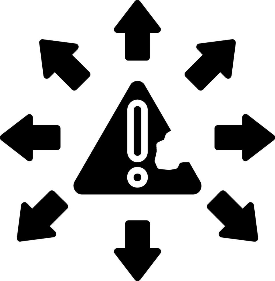 Exposure Glyph Icon vector