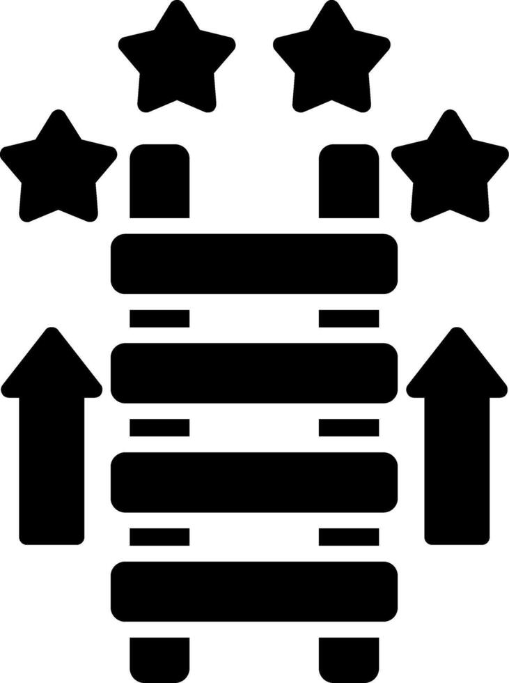Ladder Glyph Icon vector