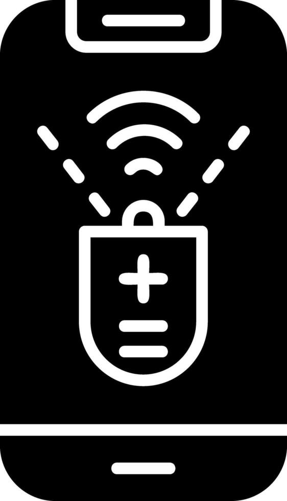 Ir Blasters Glyph Icon vector