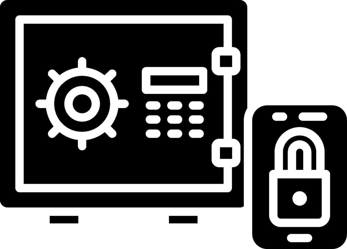 Safety Glyph Icon vector