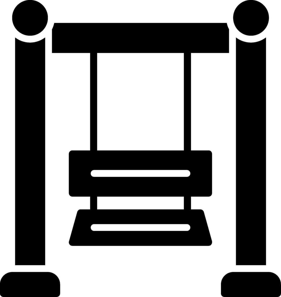 Swing Glyph Icon vector