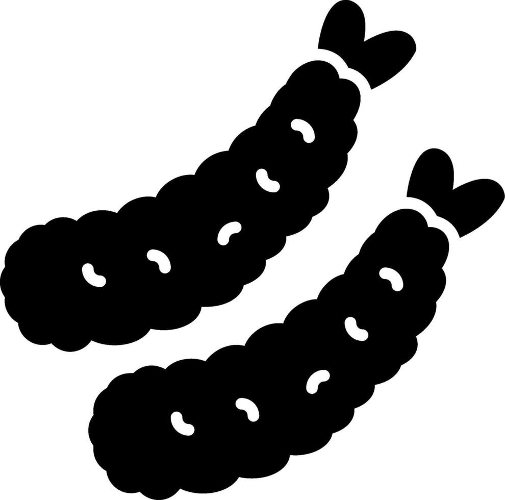 Tempura Glyph Icon vector