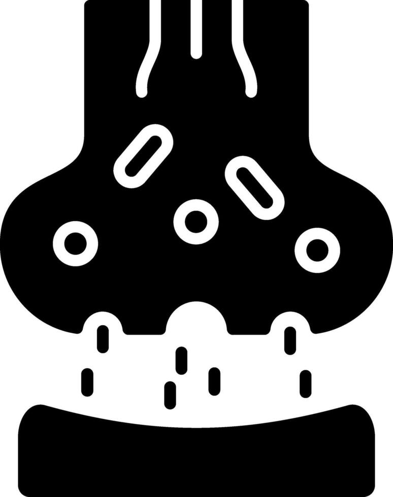 Synapse Glyph Icon vector