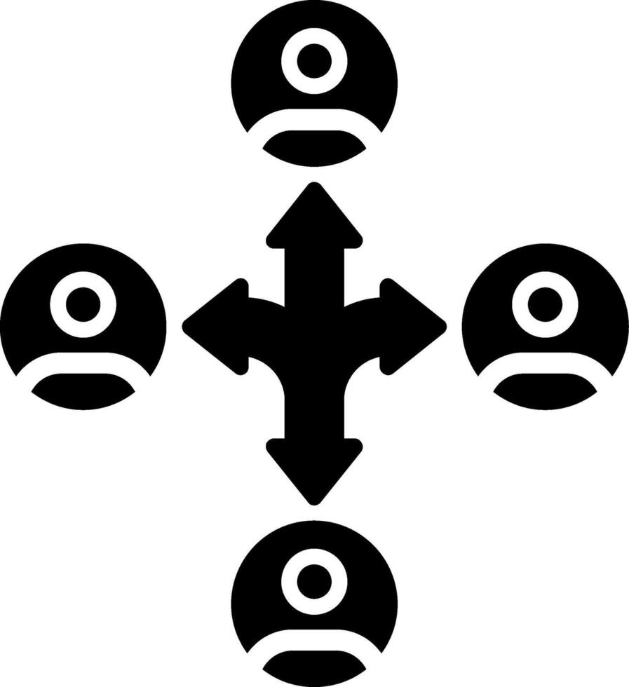 Flexibility Glyph Icon vector