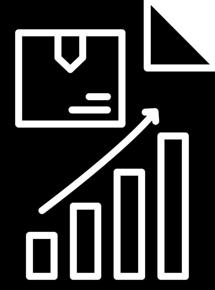 Report Glyph Icon vector