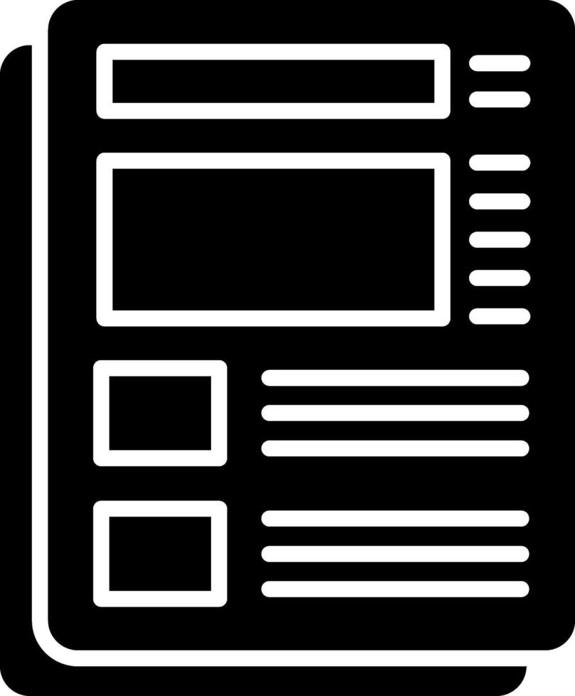 Requirement Glyph Icon vector