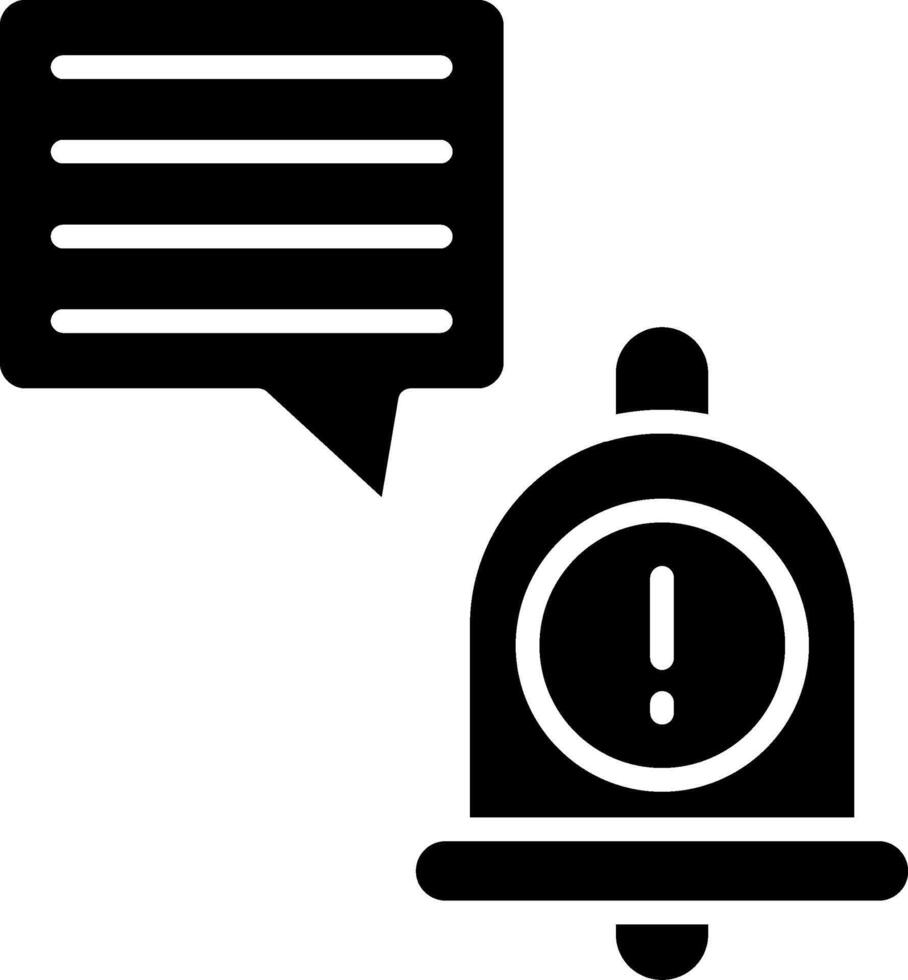 Announcement Glyph Icon vector