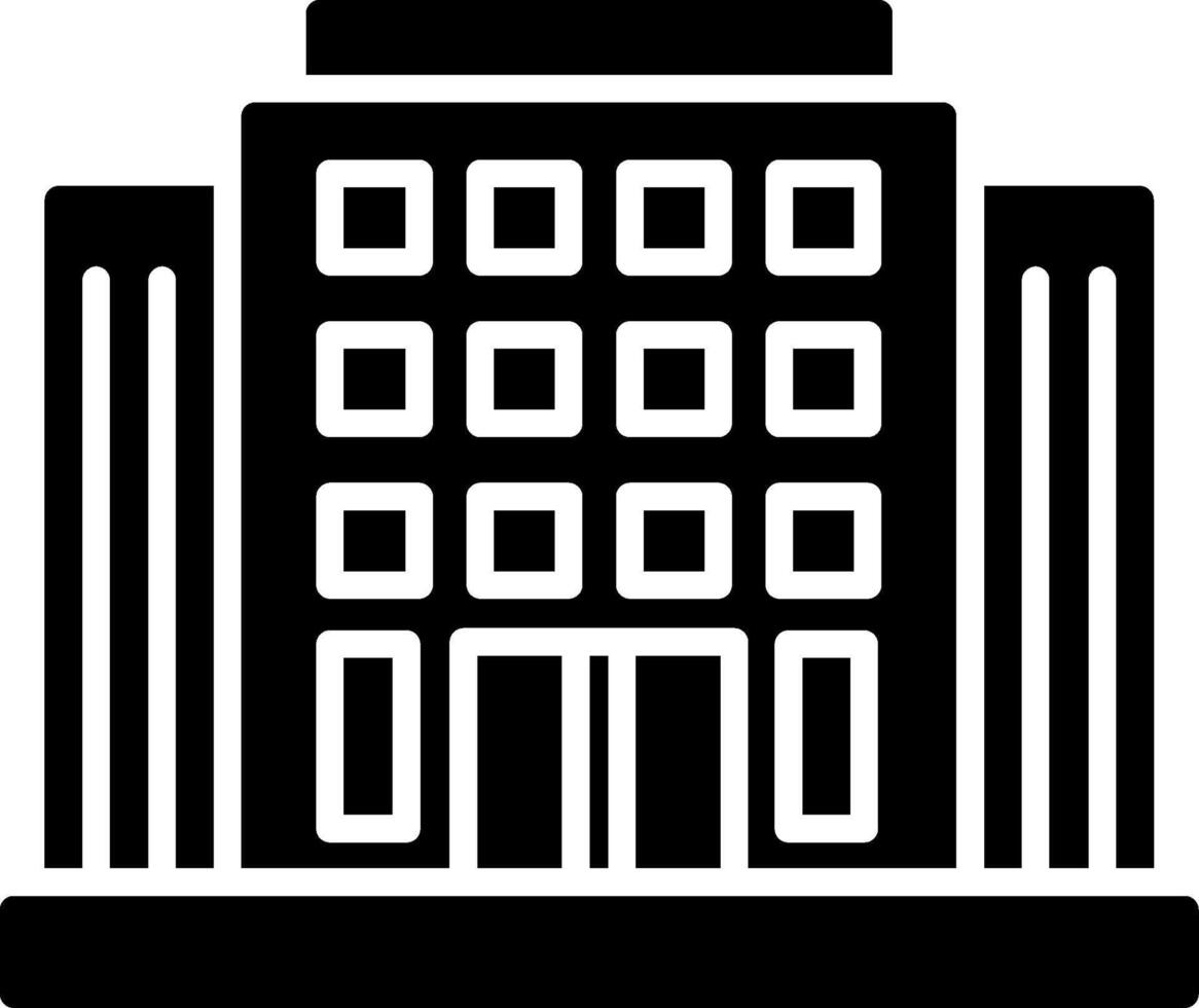 Accomodation Glyph Icon vector