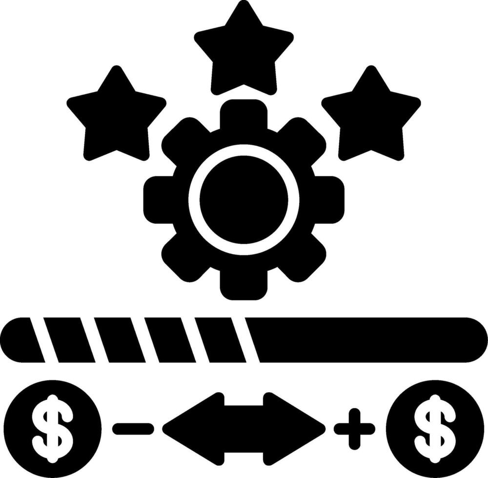 In Progress Glyph Icon vector