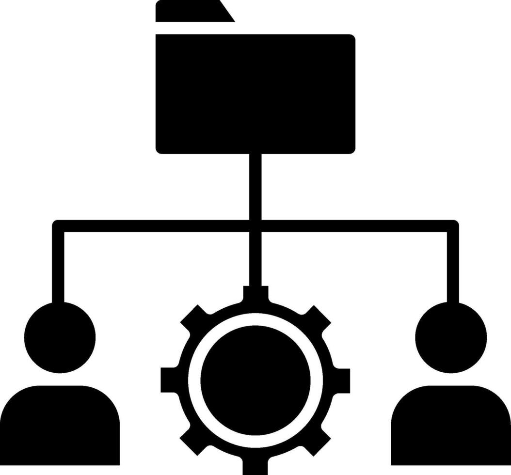 Resource Glyph Icon vector