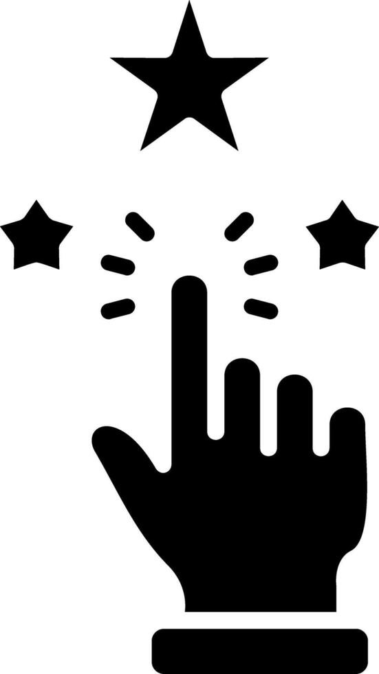 Review Glyph Icon vector
