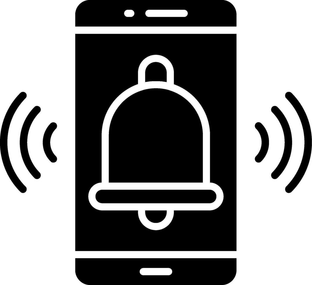 Alert Glyph Icon vector