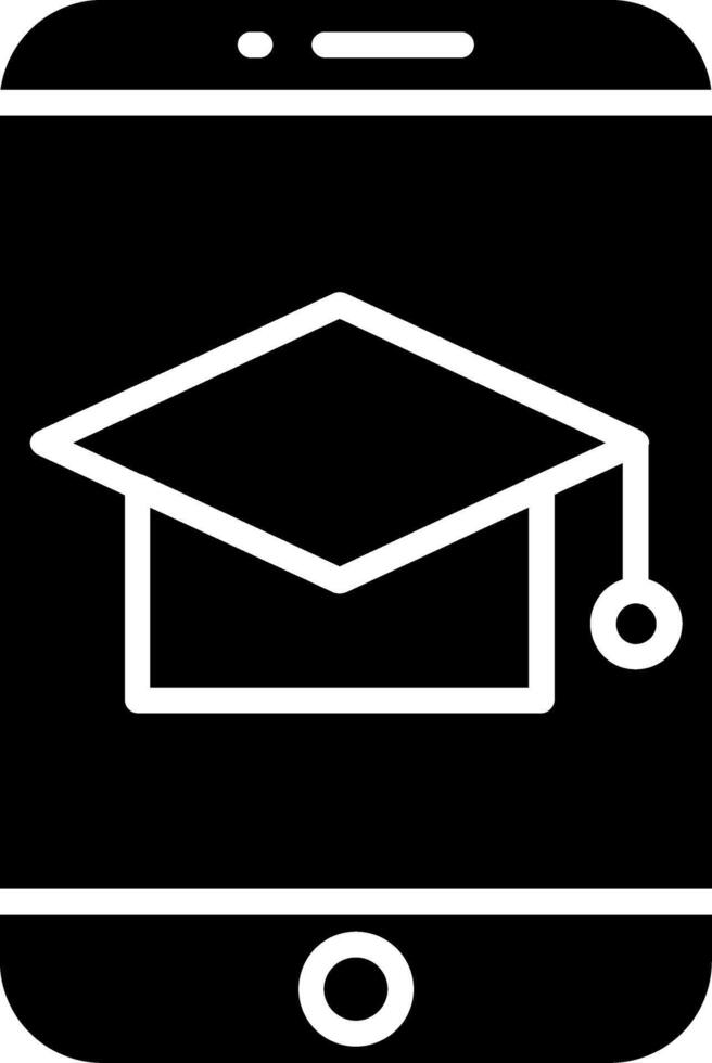 Elearning Glyph Icon vector