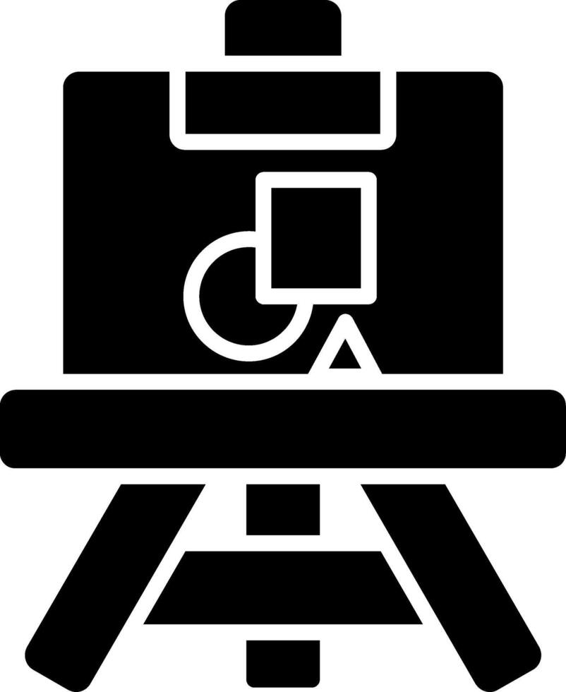 Canvas Glyph Icon vector