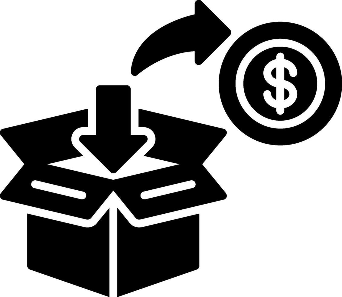 Product Glyph Icon vector
