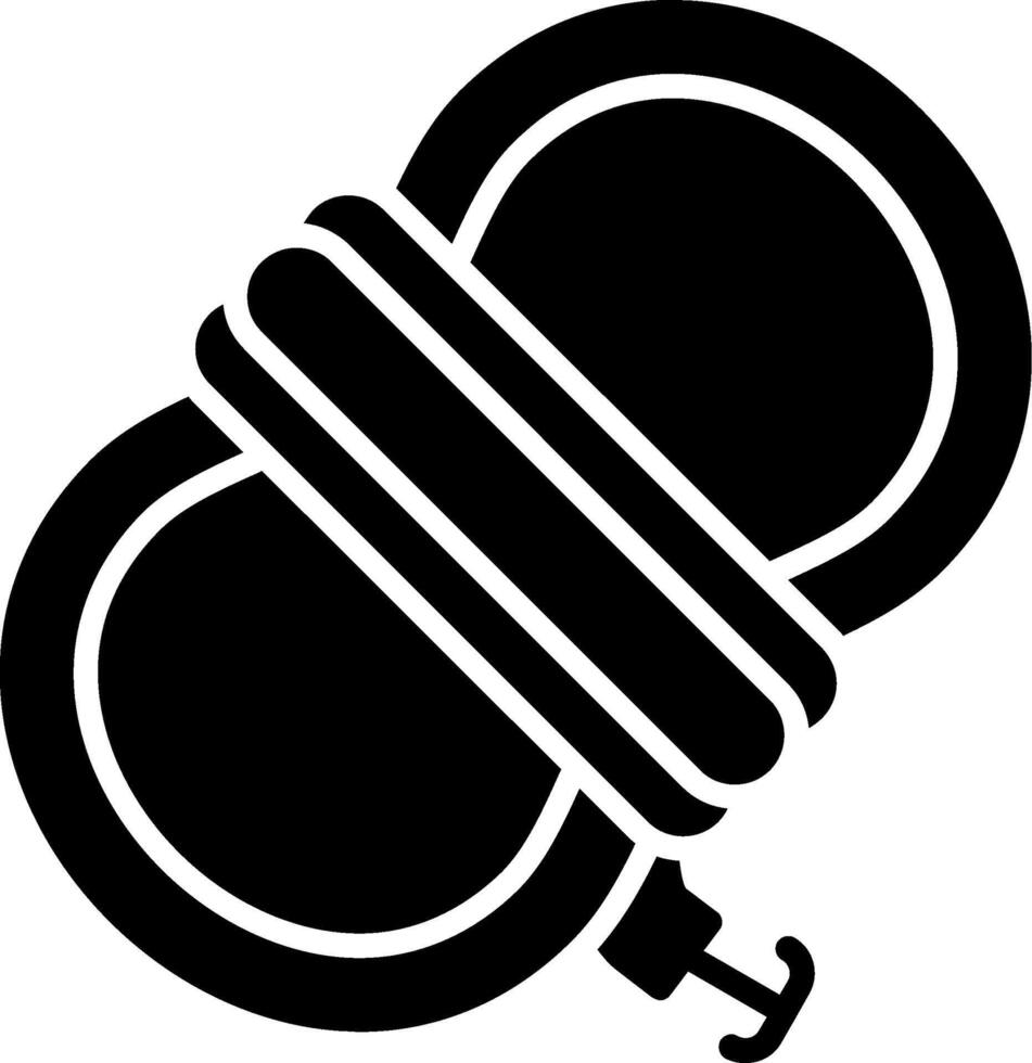 Rope Glyph Icon vector
