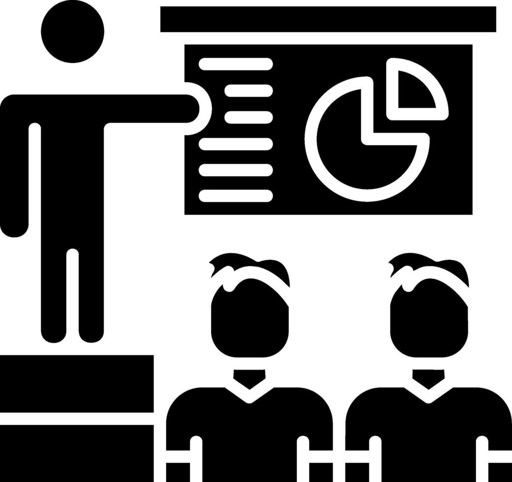 Skills Glyph Icon vector