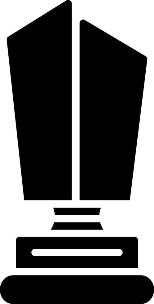 Trophy Cup Glyph Icon vector