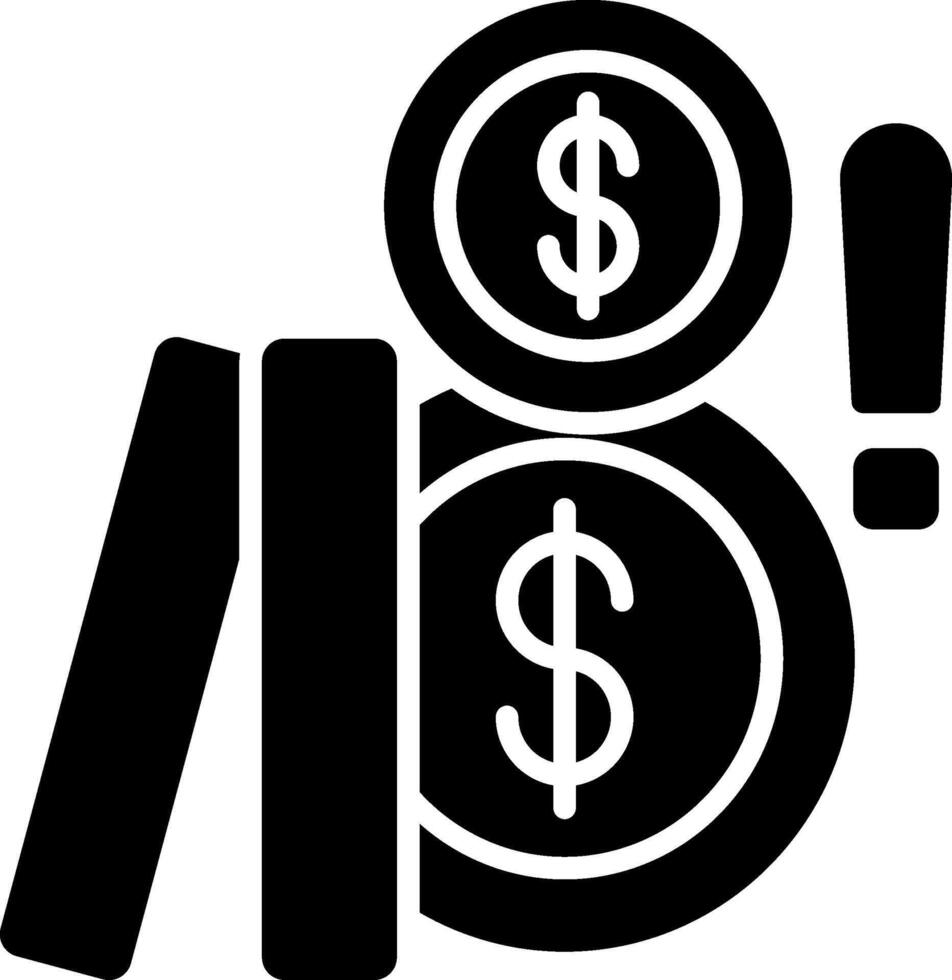 Domino Glyph Icon vector