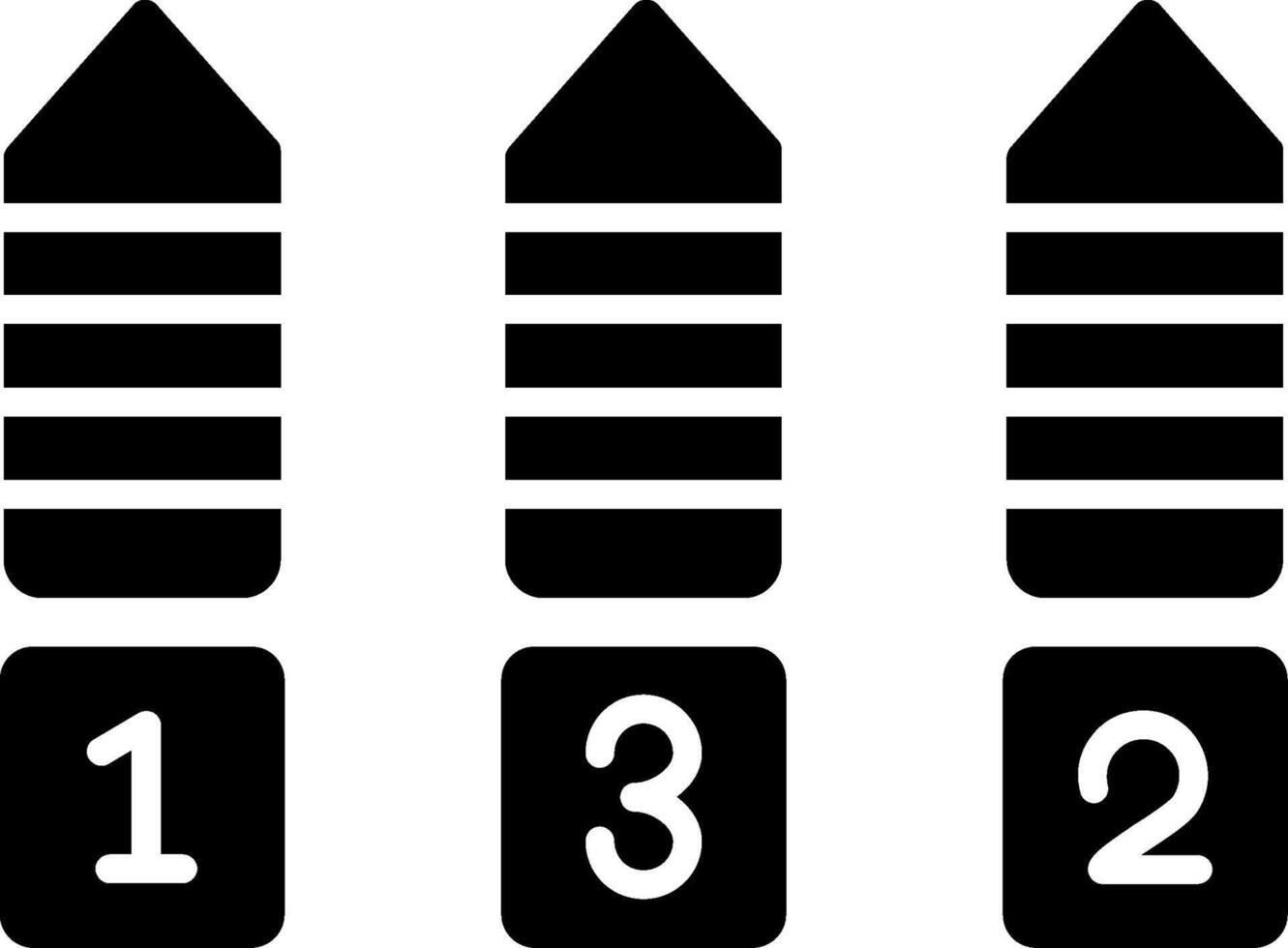 Infographic Elements Glyph Icon vector