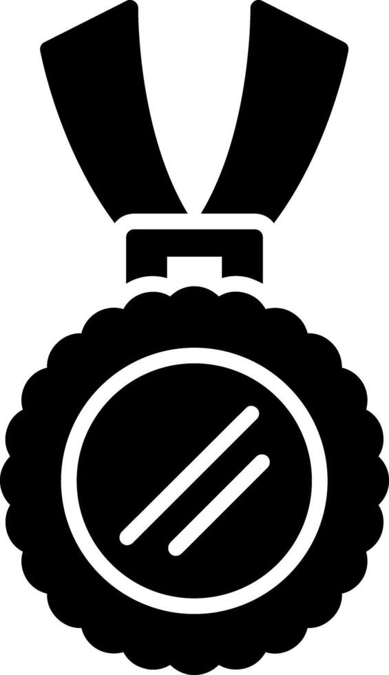 Medal Glyph Icon vector