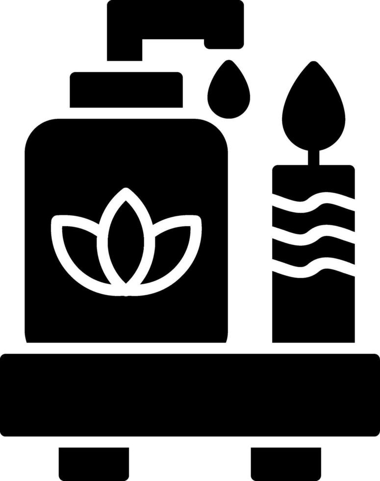 Spa Glyph Icon vector