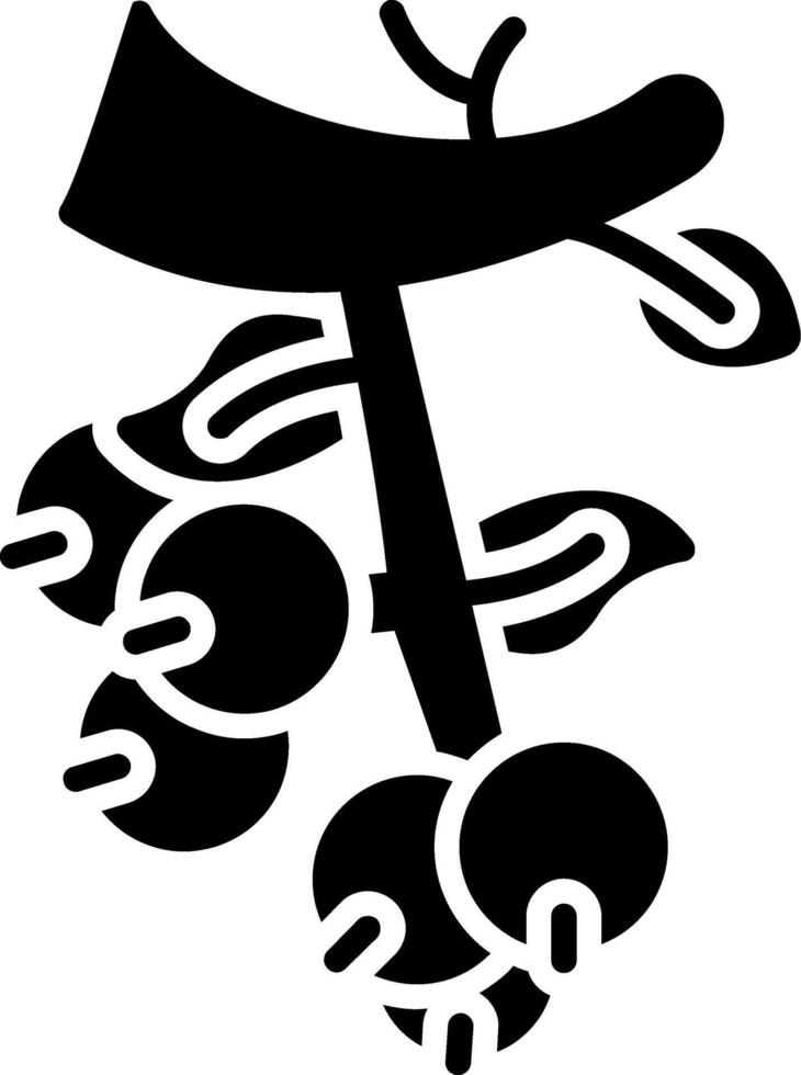 Berries Glyph Icon vector