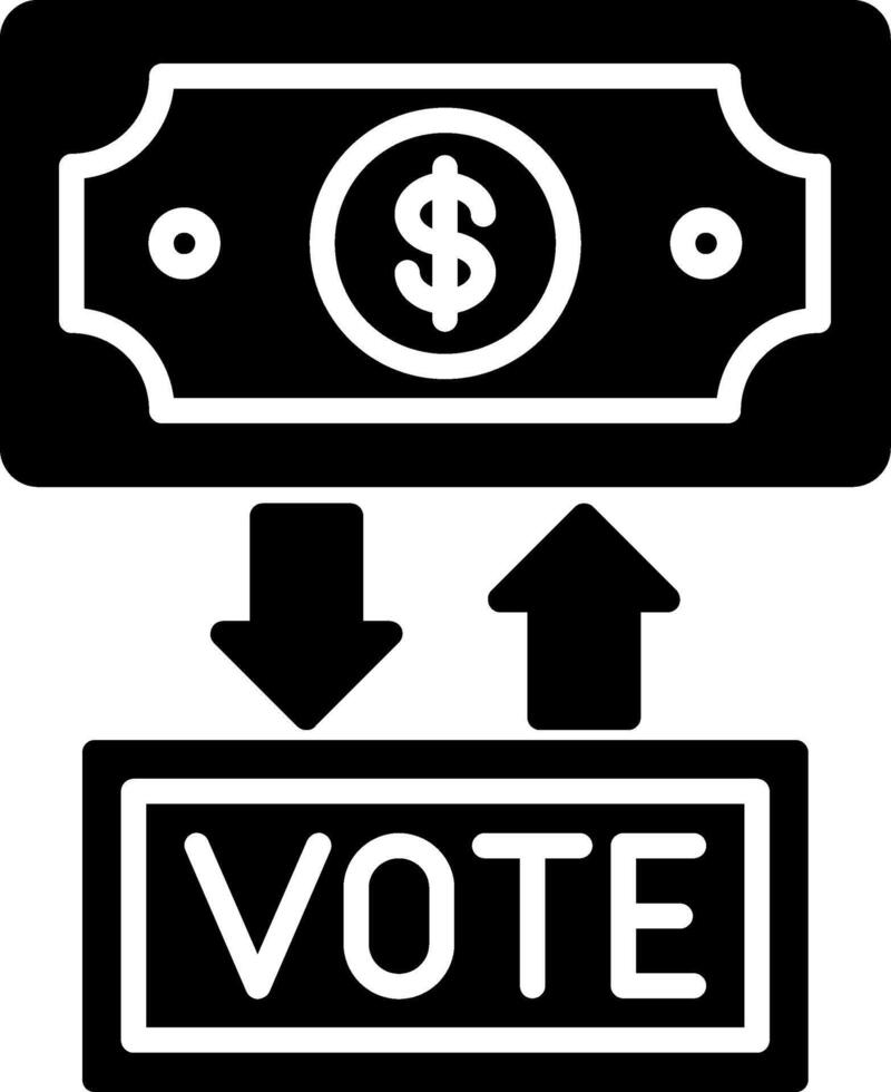 Corruption Glyph Icon vector