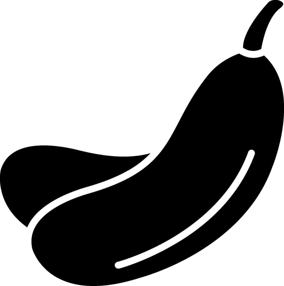 Cucumber Glyph Icon vector