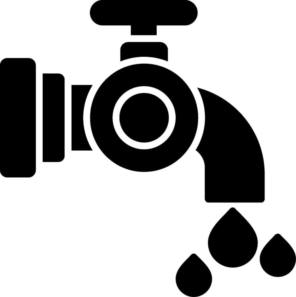 Faucet Glyph Icon vector