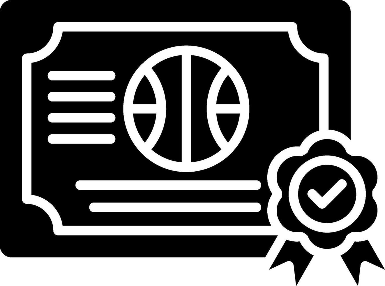 Scholarship Glyph Icon vector