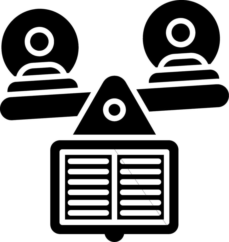 Right To Education Glyph Icon vector