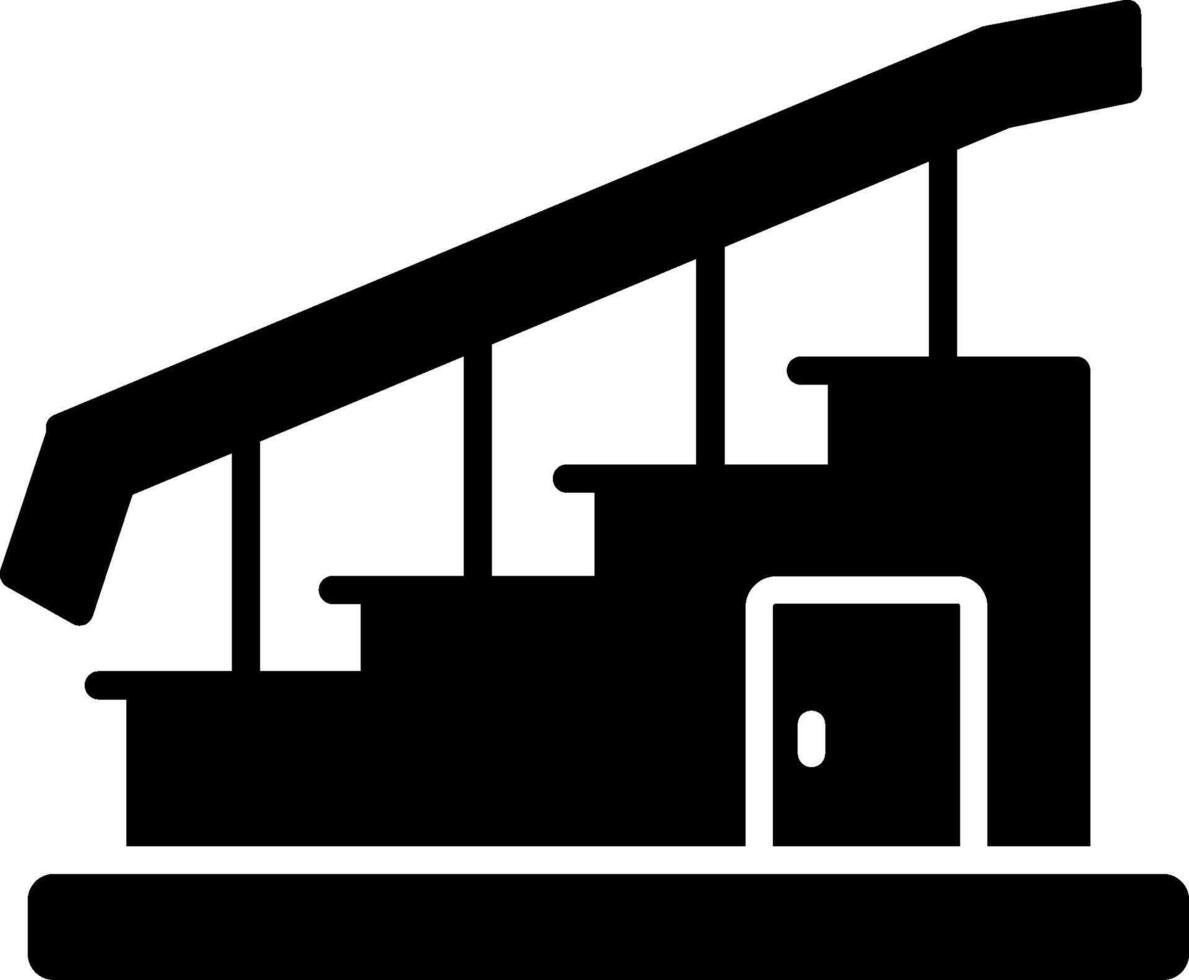 Stair Glyph Icon vector