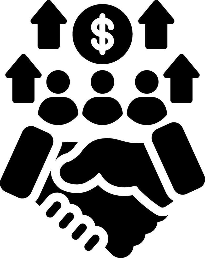 Succession Planning Glyph Icon vector