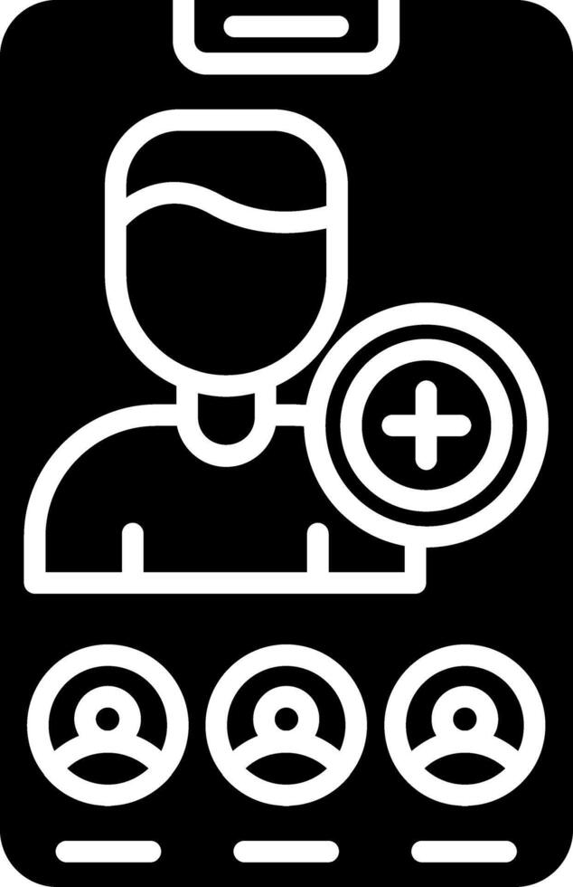 Stories Glyph Icon vector