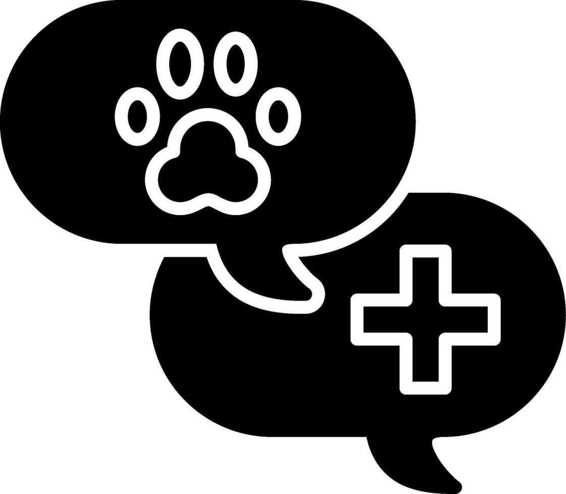 Consultation Glyph Icon vector