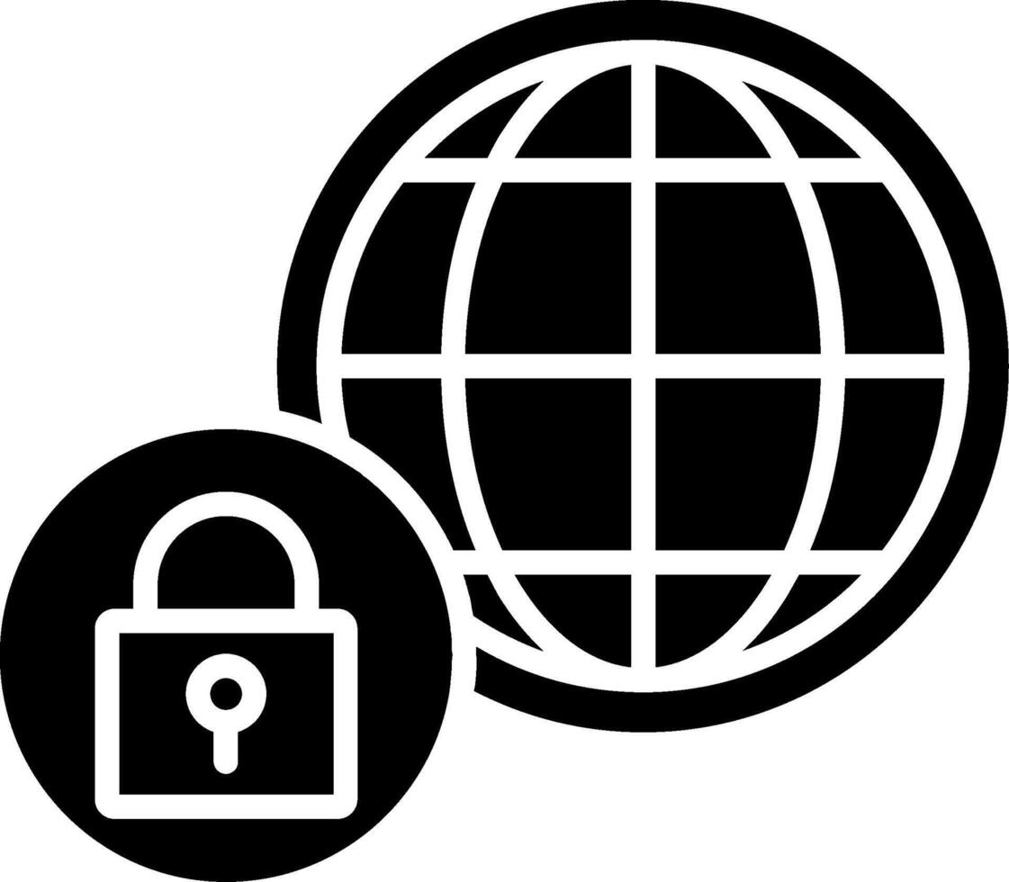 Website Glyph Icon vector
