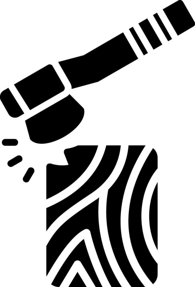 Wood Glyph Icon vector